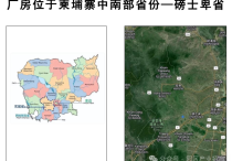 柬埔寨磅士卑省（实居省）鸿洋工业园二期厂房出租8500平方米22美金